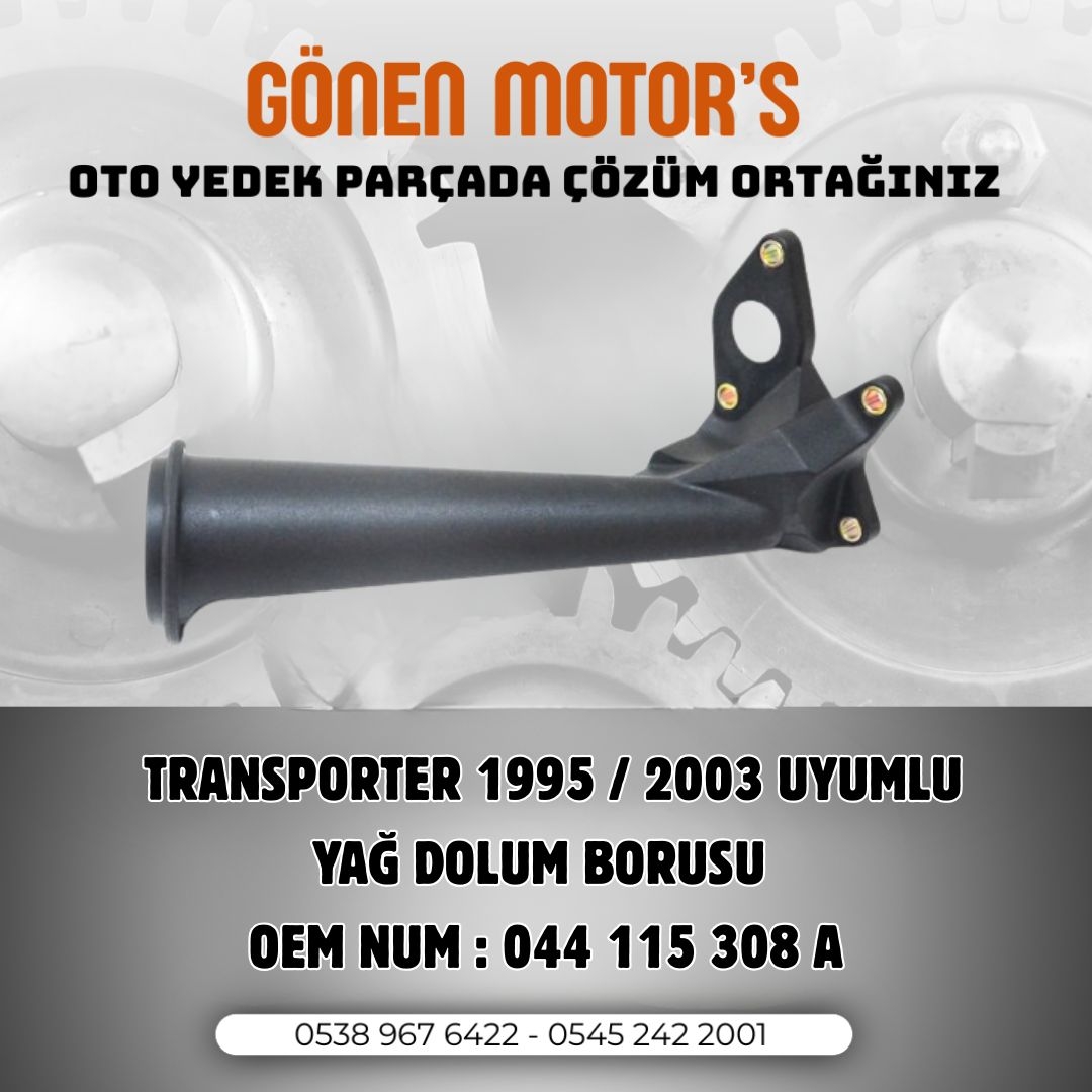 195 - 044 115 308 A Transporter Yağ Dolum Borusu | VW Uyumlu
